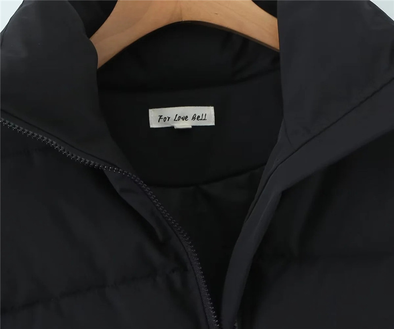 Standing Collar Zipper Bread Clothes Thickening Warm Jacket