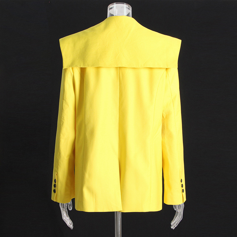 V-Neck One Button Long Sleeve Loose Casual Suit