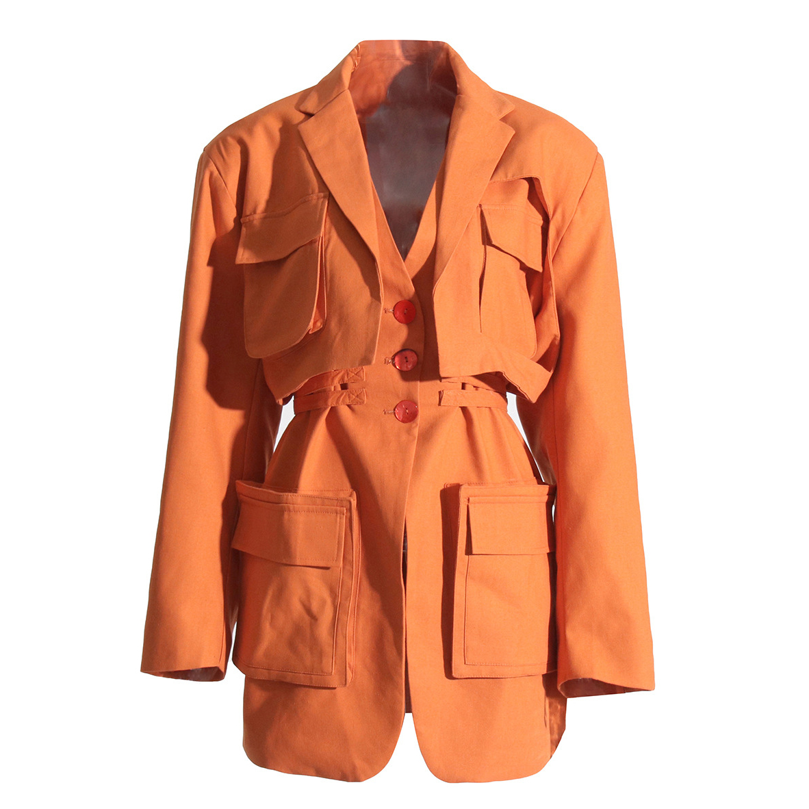 Work Style Three-Dimensional Pocket Casual Jacket