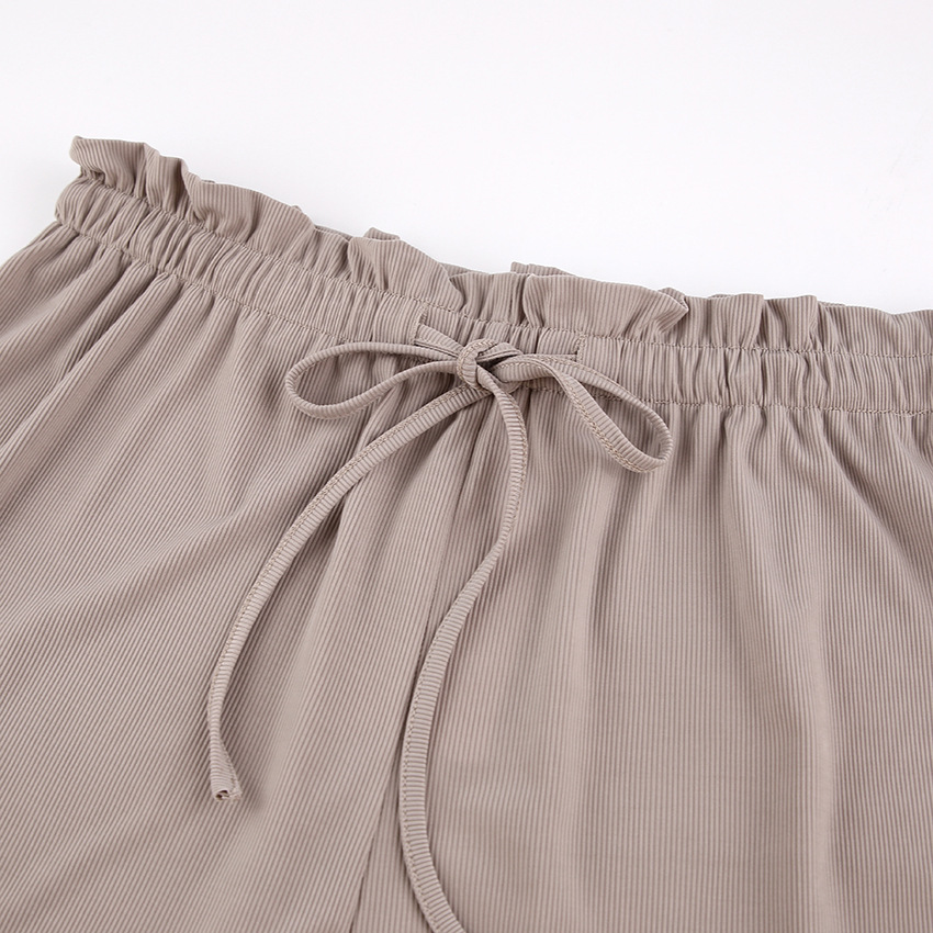 Wrap Shorts Ice Silk Comfortable Nightgown