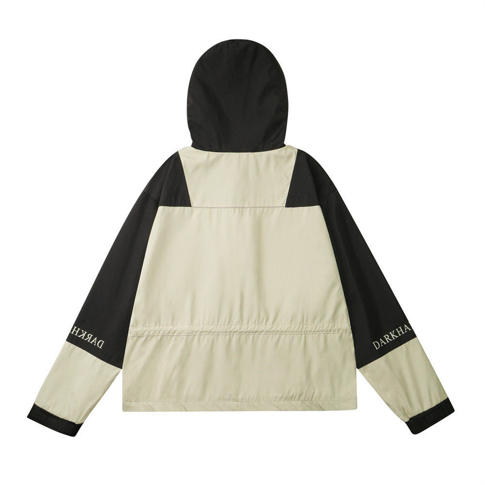 Letter Print Outdoor Windproof Jacket For Men