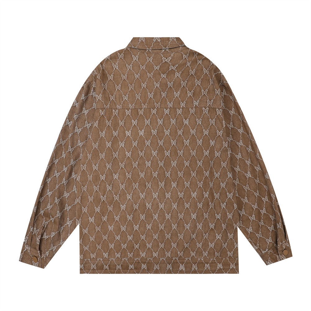 Butterfly Full Print Lapel Jacket For Men