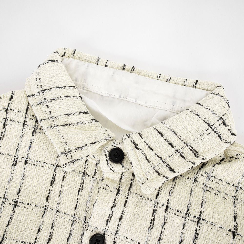Casual Lapel Embroidered Long Sleeve Button Down Cardigan 