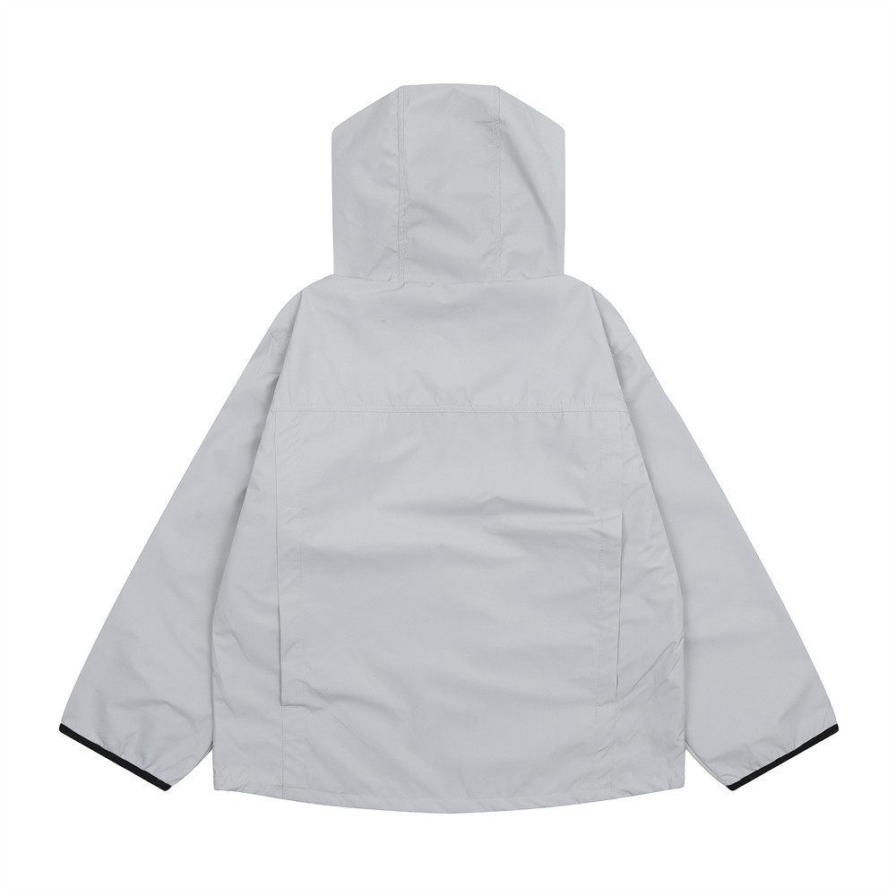 Collision Color Stitching Spring And Autumn Outdoor Hooded Jacket