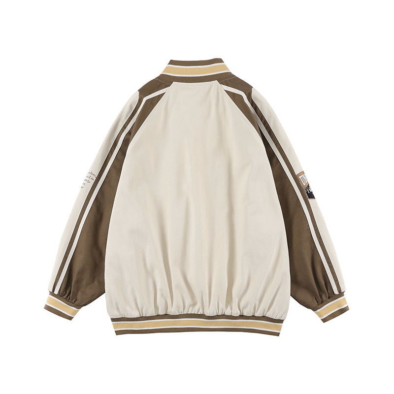 Collision Splicing Biker Jacket For Men