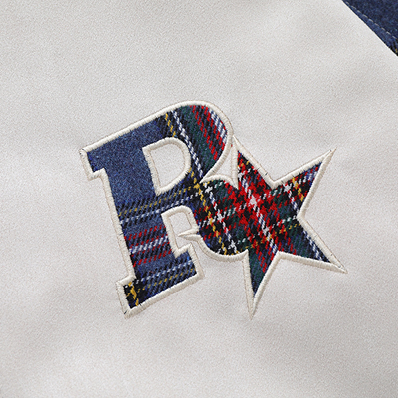Creative Five-Pointed Star Patch Embroidery Jacket For Men