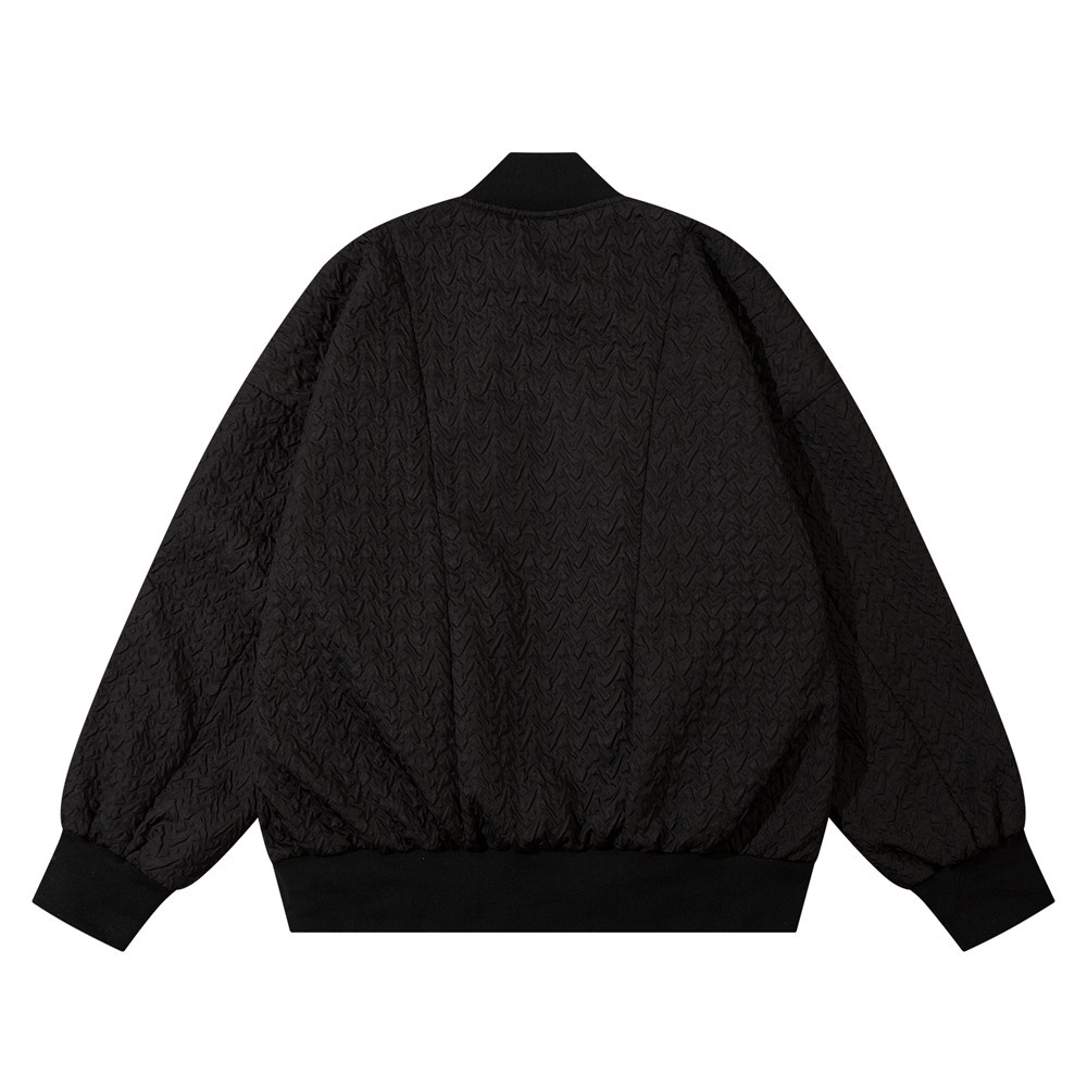 Embossed Pattern Jacket Jacket For Men