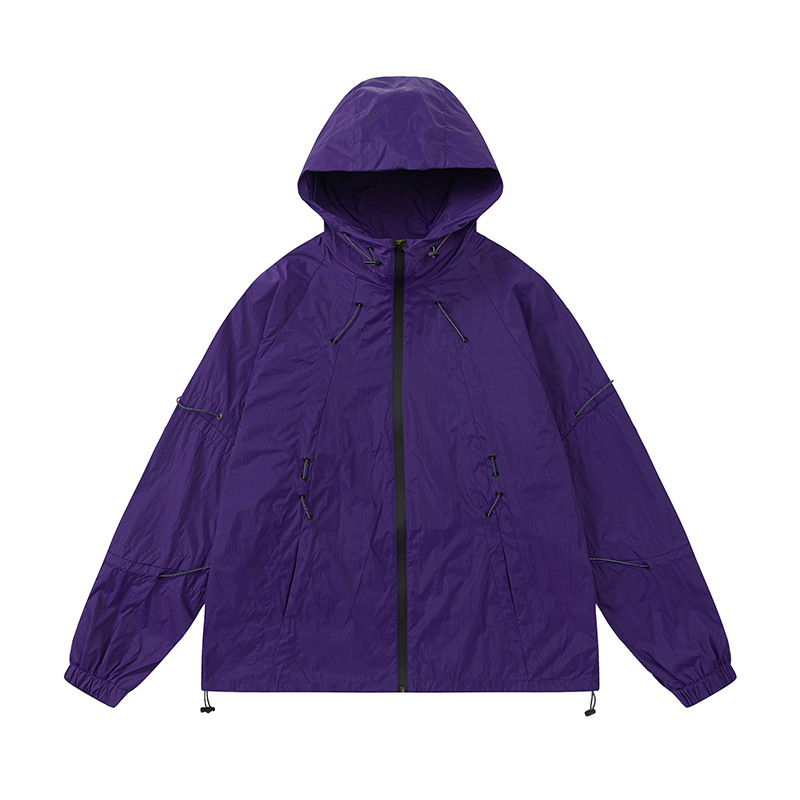Loose Function Wind Outdoor Casual Workwear Multi-Pocket Jacket