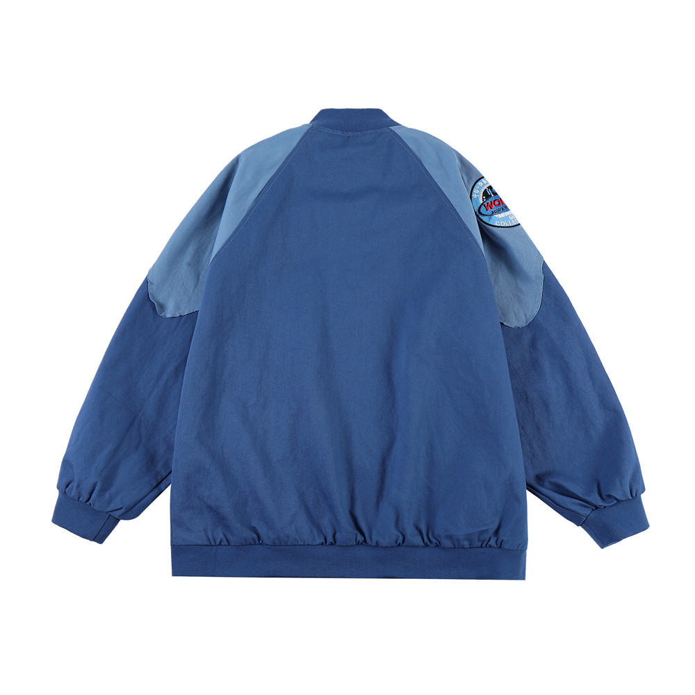 Loose Collision Color Patchwork Patchwork Jacket