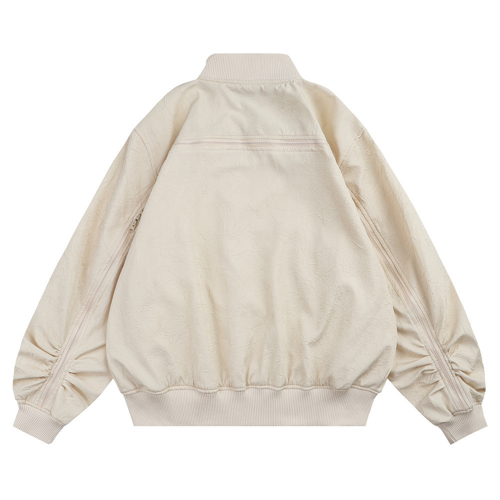 Pleated Jacket Men'S Spring Wear