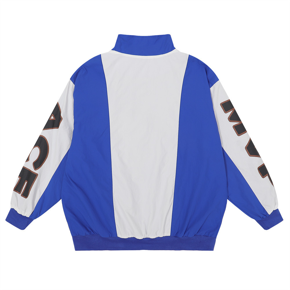 Color Blocking Patchwork Windproof Jacket
