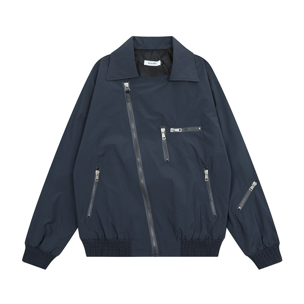 Workwear Multi-Pocket Zipper Personality Jacket For Men