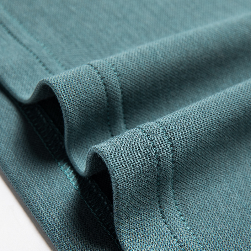 Lapel Collar Home Simple Casual Long Sleeve Polo Shirt