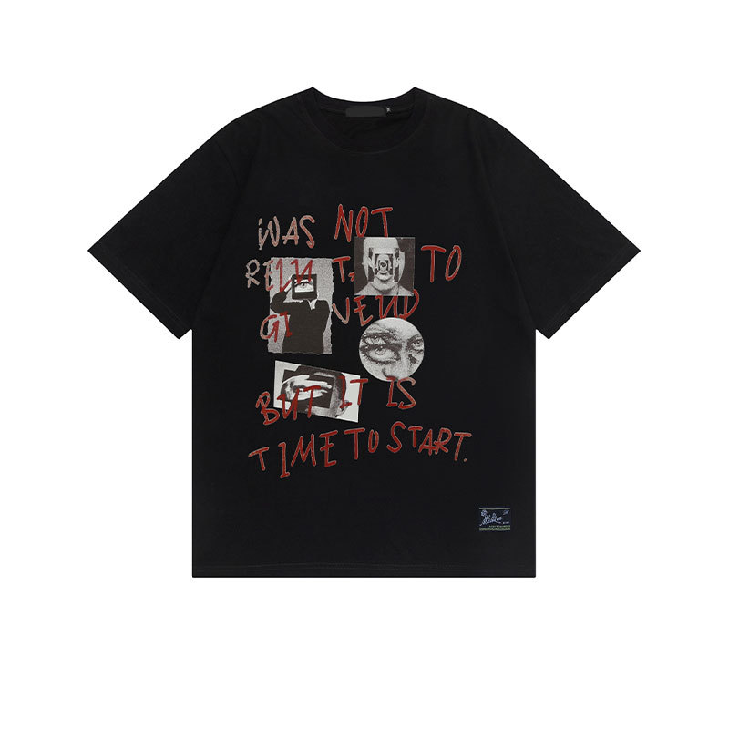 Street Niche Vintage Short Sleeves
