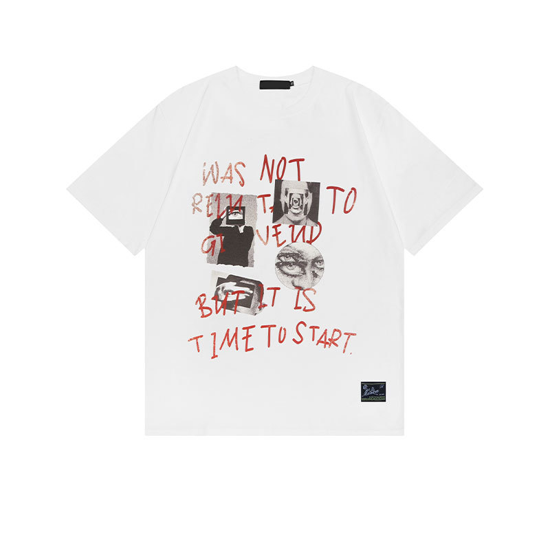 Street Niche Vintage Short Sleeves