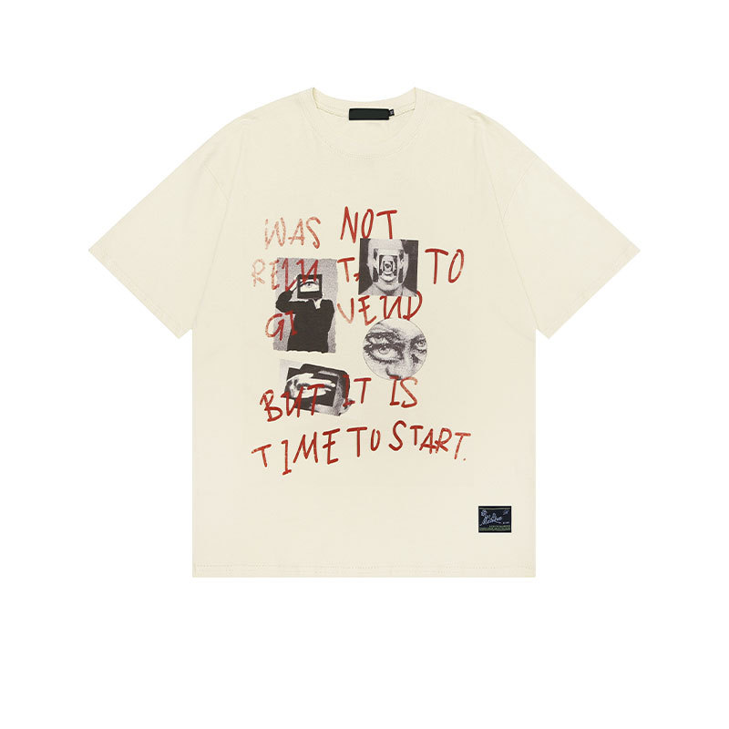 Street Niche Vintage Short Sleeves
