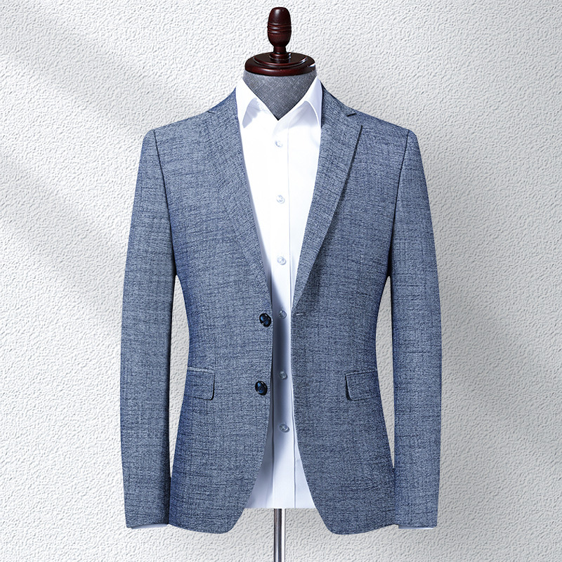 Plaid Stretch Korean Version Of Young People In Small Suits