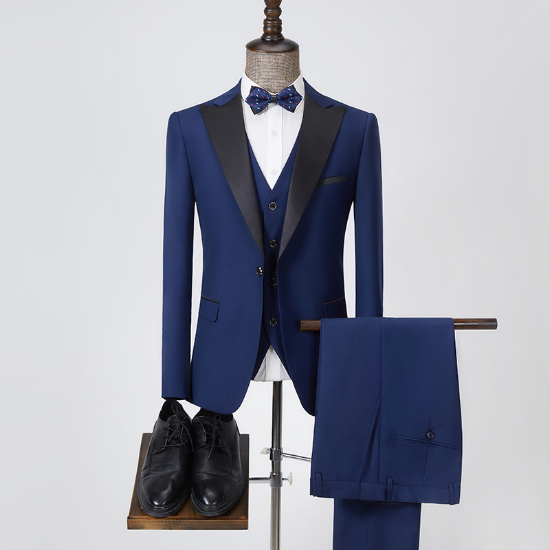 Bump Collar Men's Korean Version Of The Three Sets