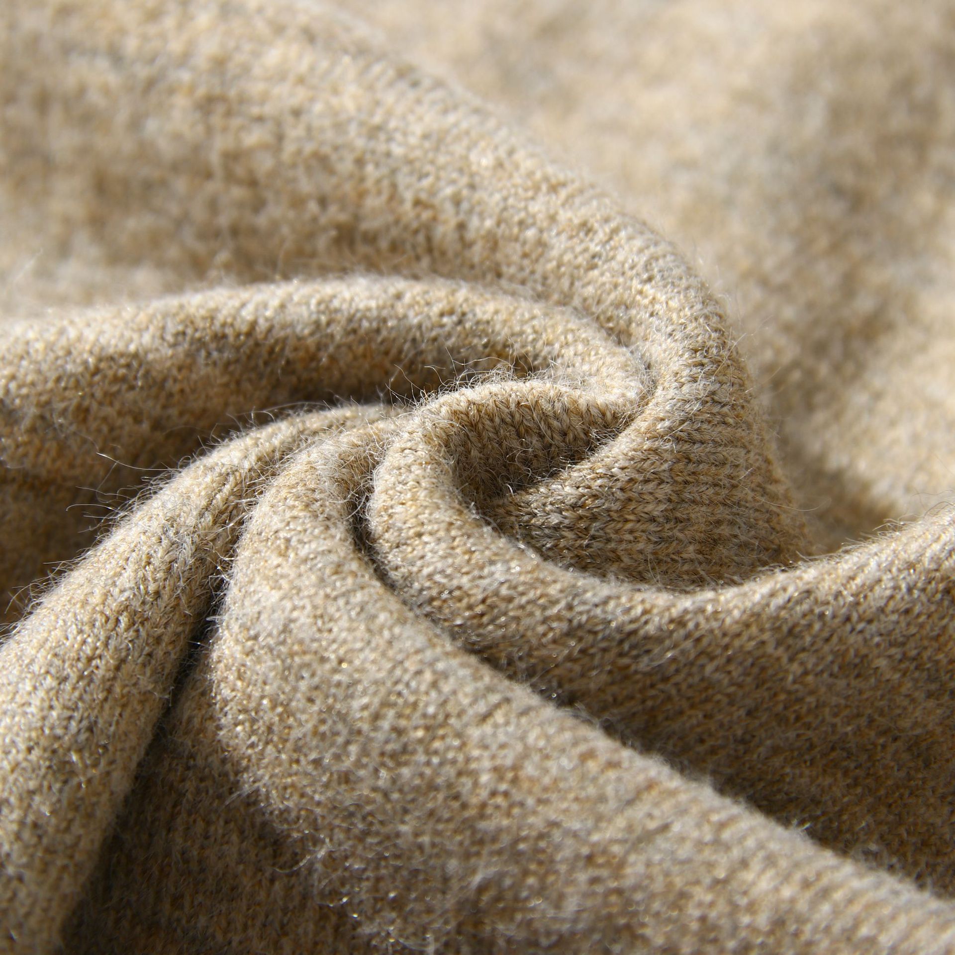Mixed Wool Basic Bottom Shirt