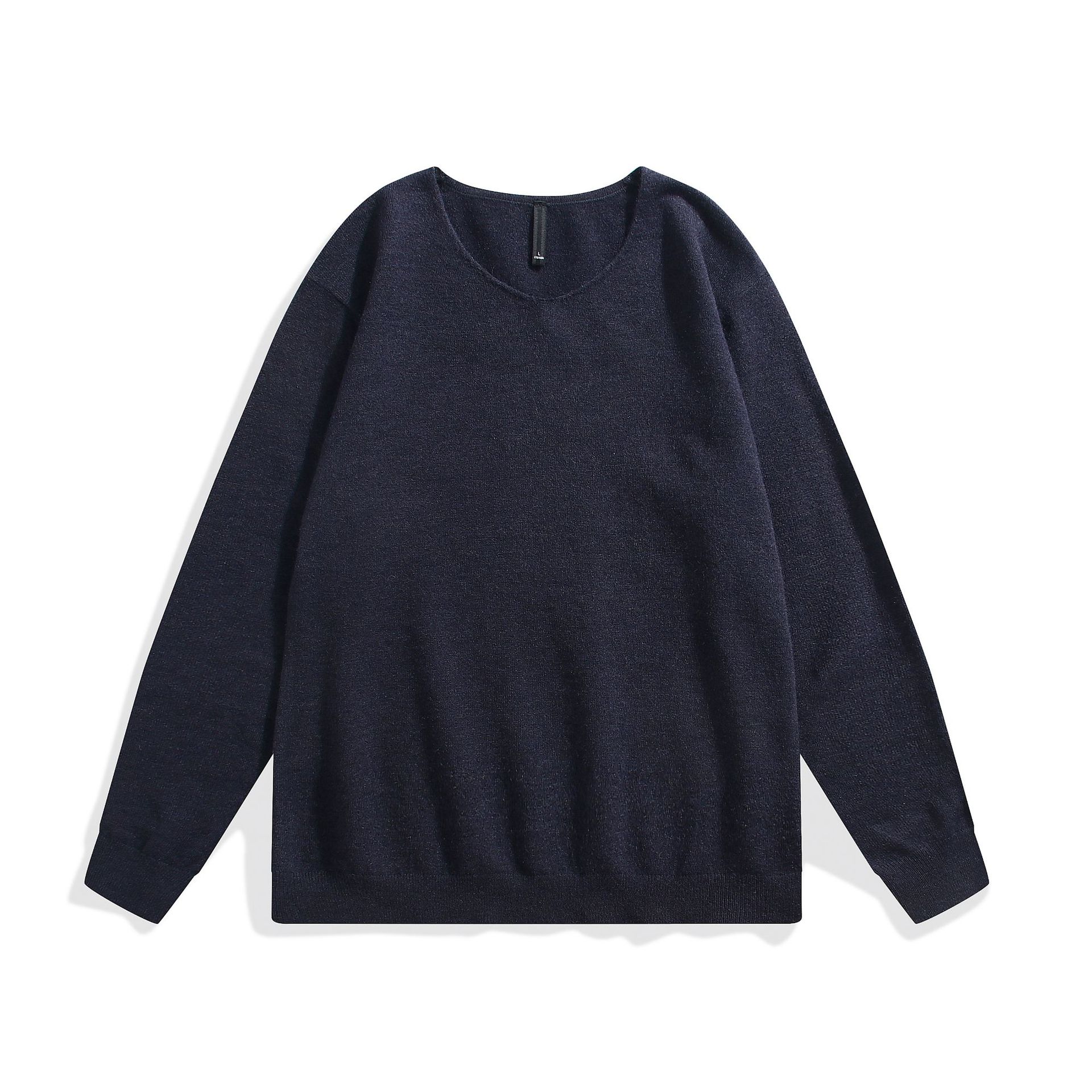 Mixed Wool Basic Bottom Shirt