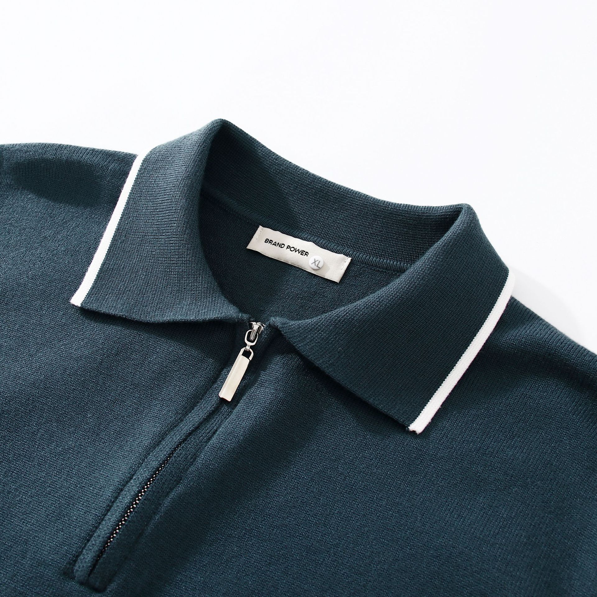 Retro Casual Knit Shirt Men