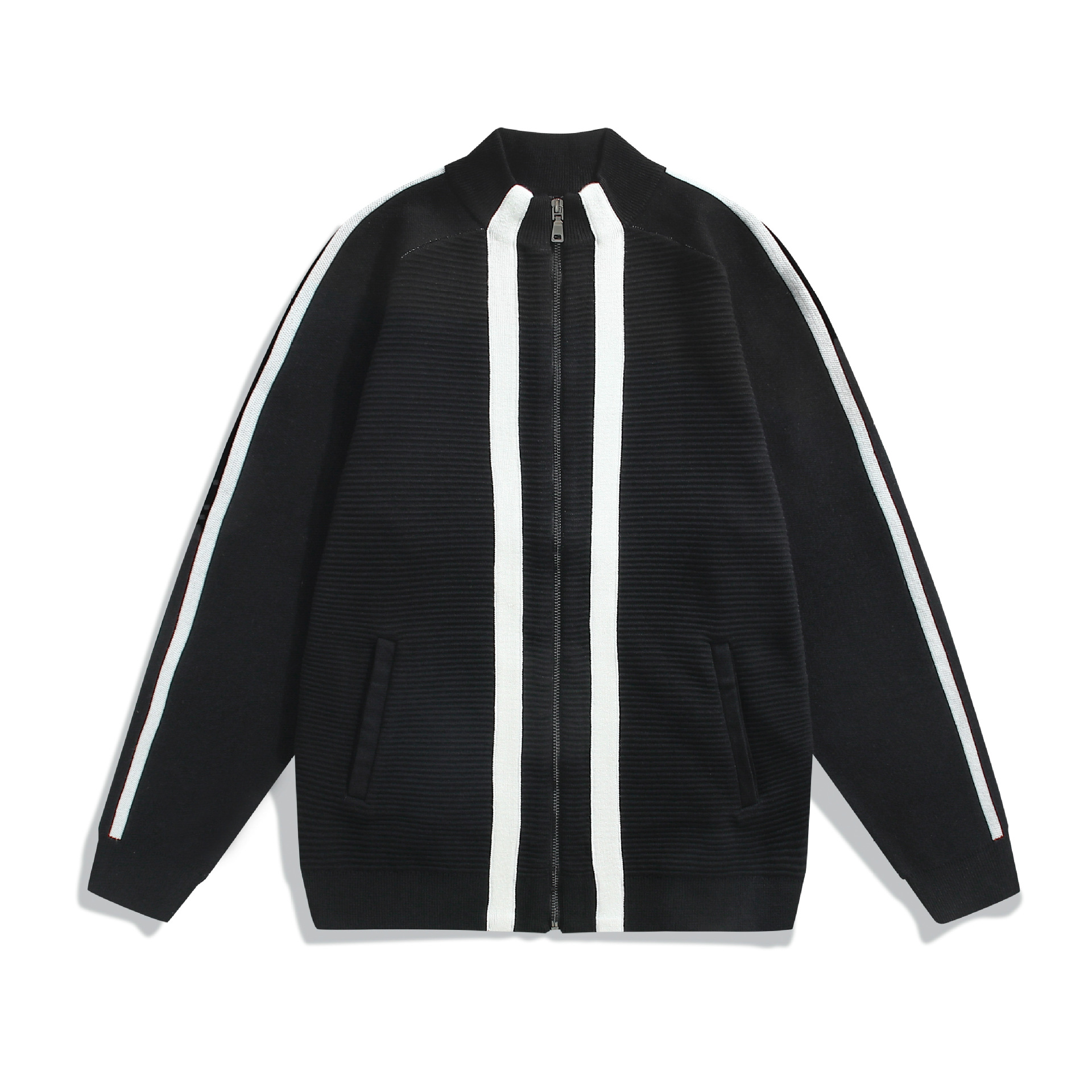 Simple And Versatile Zipper Sweater Jacket