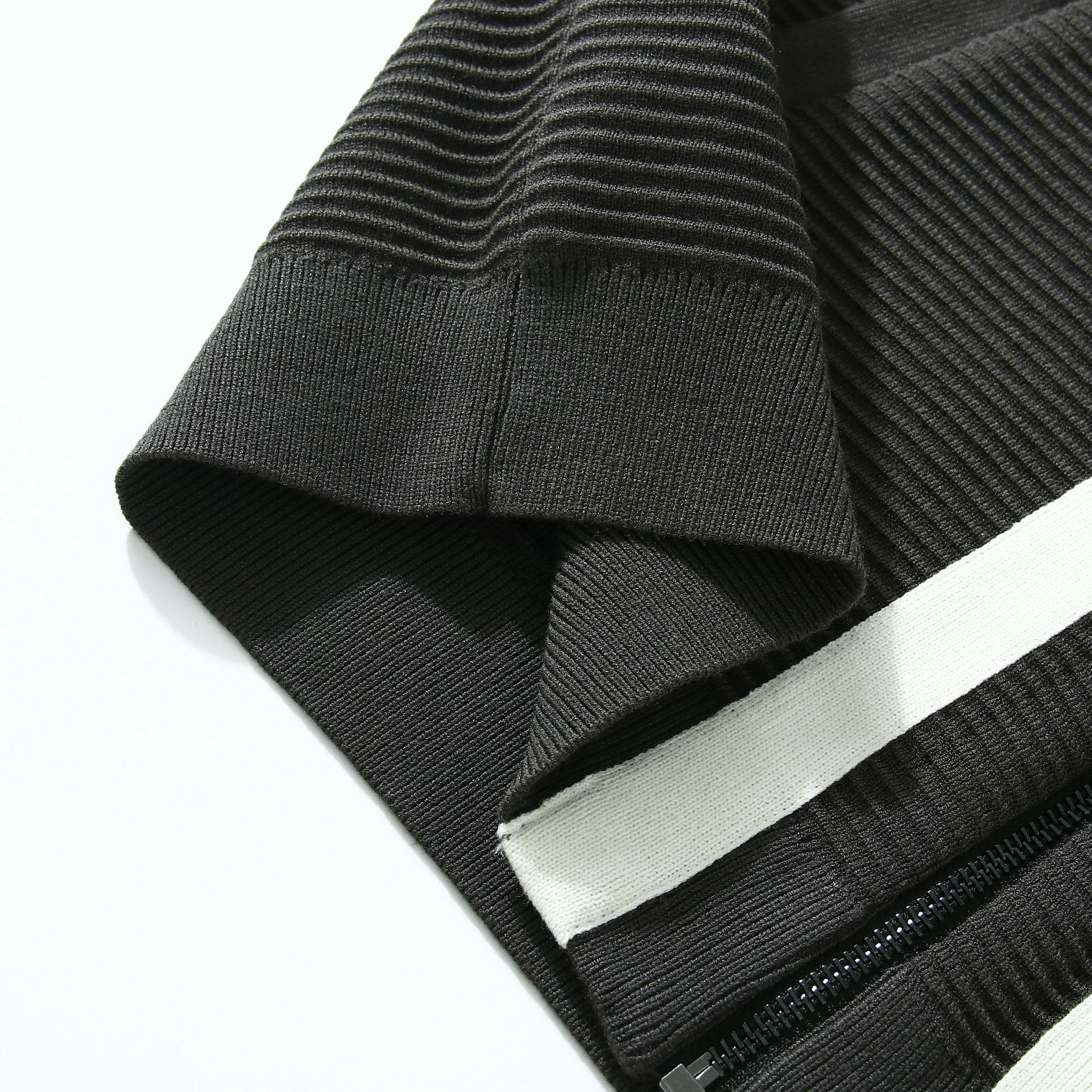 Simple And Versatile Zipper Sweater Jacket