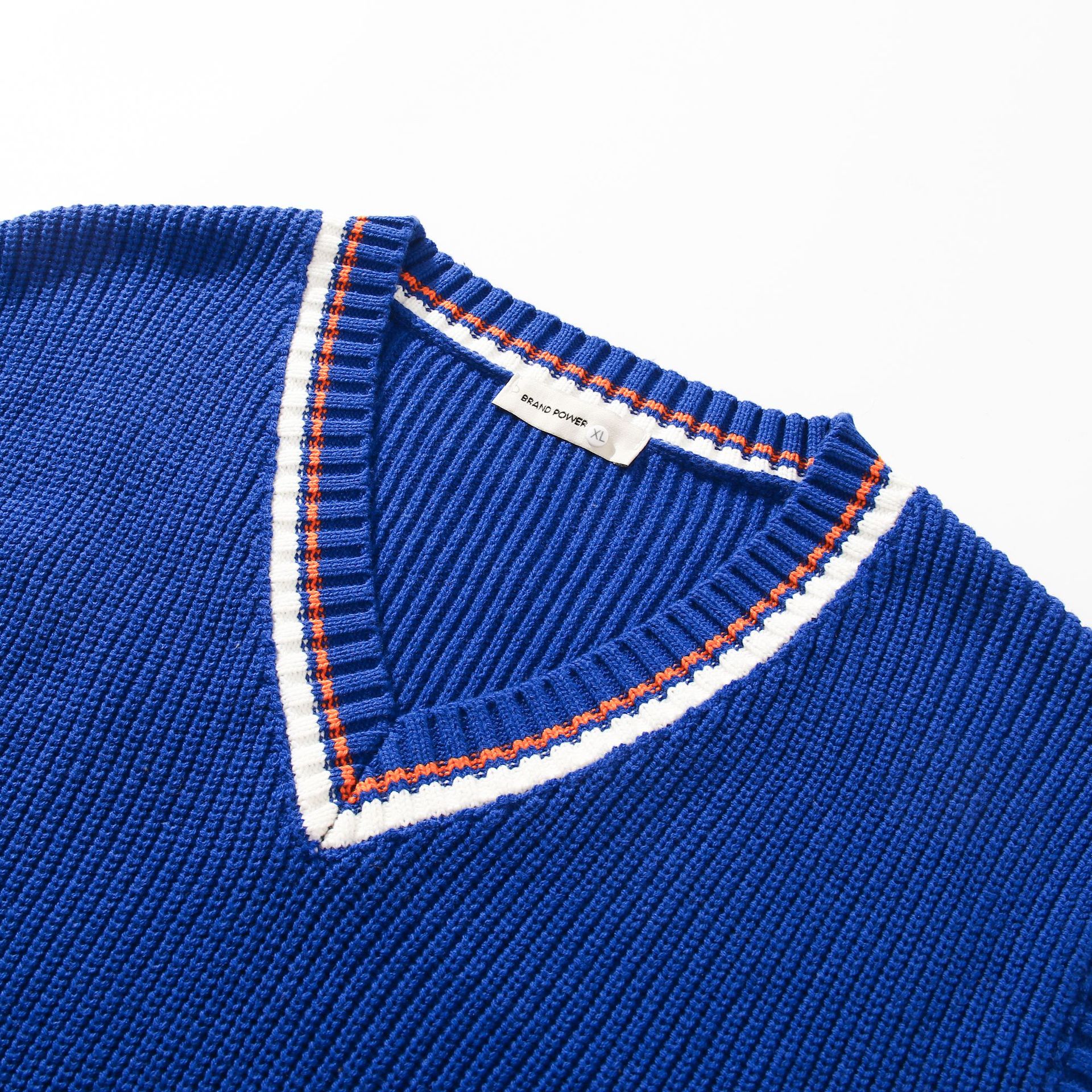 Simple Micro Wide Casual Sweater Vest