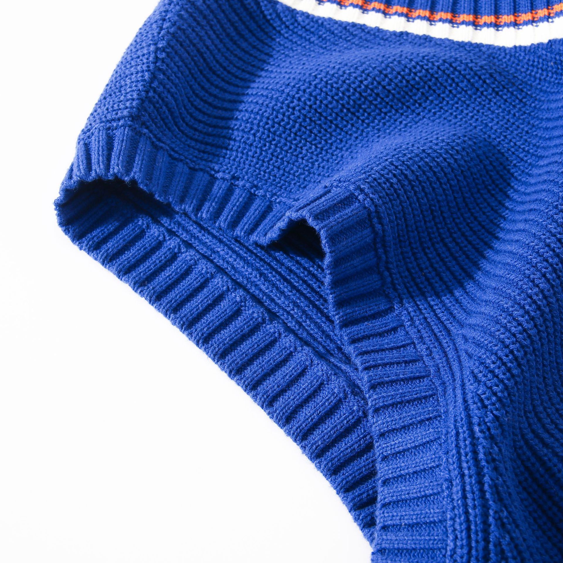 Simple Micro Wide Casual Sweater Vest
