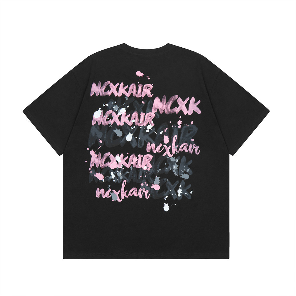 Letter Printing Cotton T-Shirt