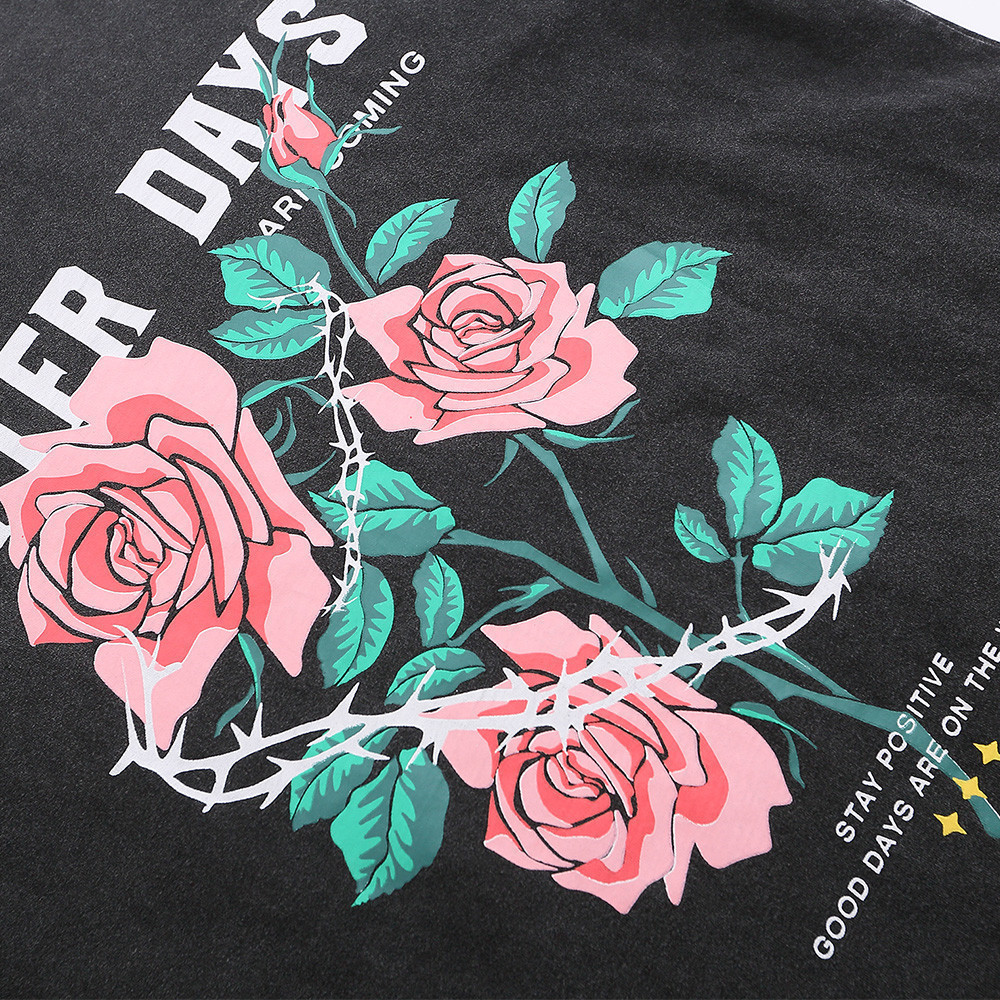 Old Round Neck Half-Sleeve T-Shirt