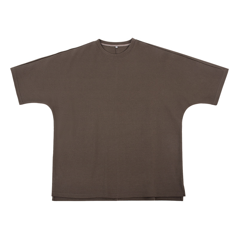 Oversized Men'S Loose-Fitting Drop-Shoulder Air Cotton T-Shirt