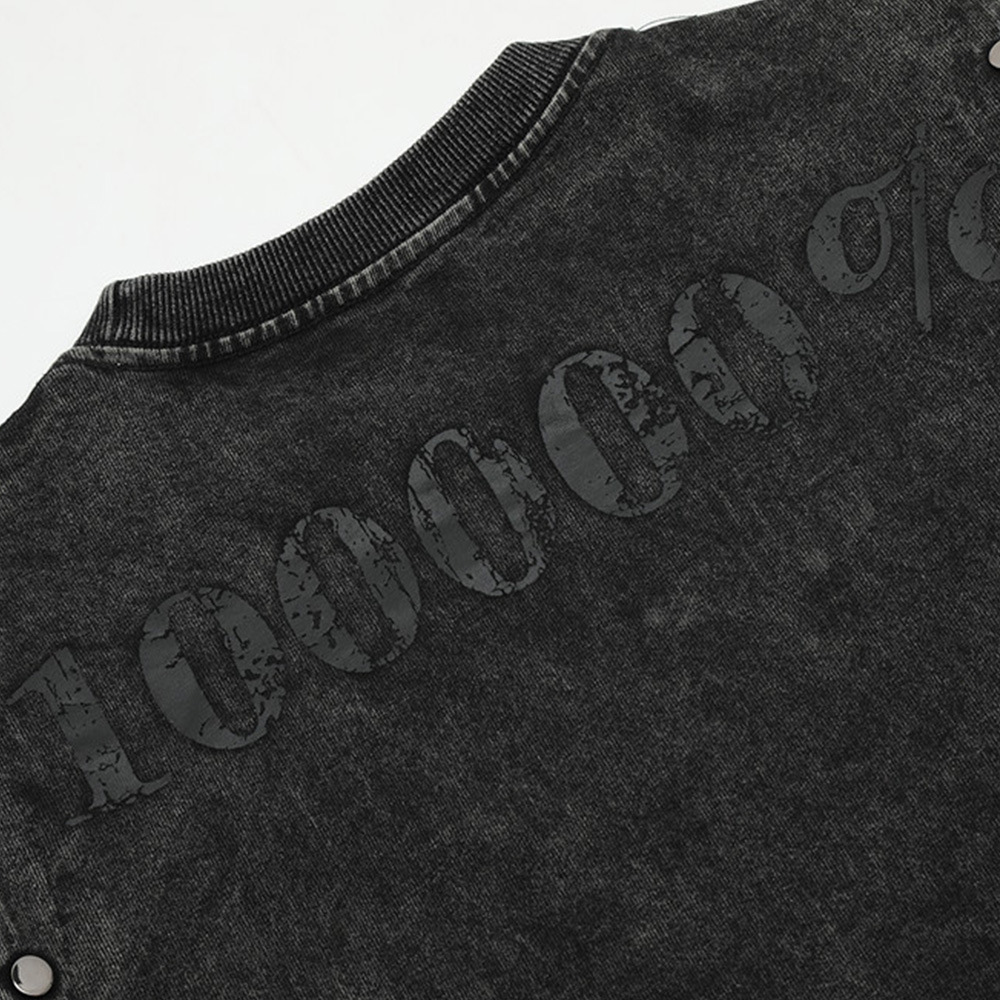Punk Personality Letters Short Sleeve T-Shirt