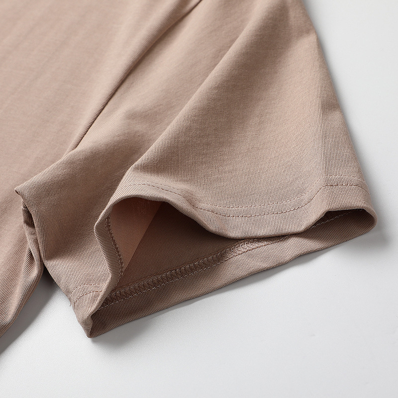 Round Neck Men'S Net Color Bottoming Shirt