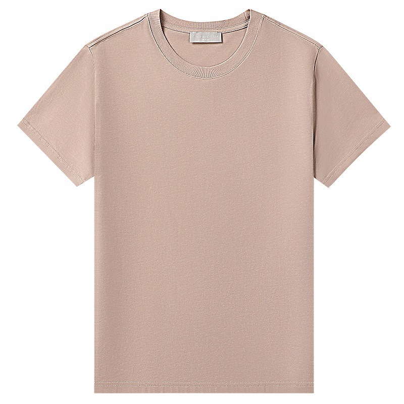 Round Neck Men'S Net Color Bottoming Shirt