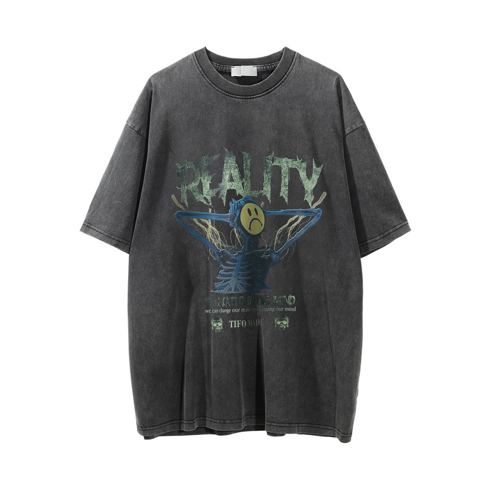 Skull And Bones Print Short-Sleeved T-Shirt