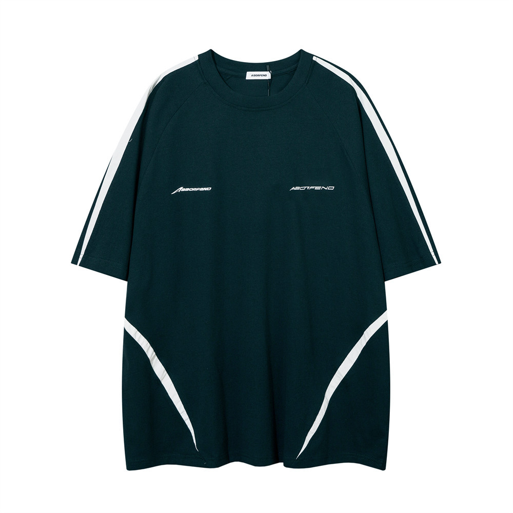 Splicing Sports T-Shirt Cotton