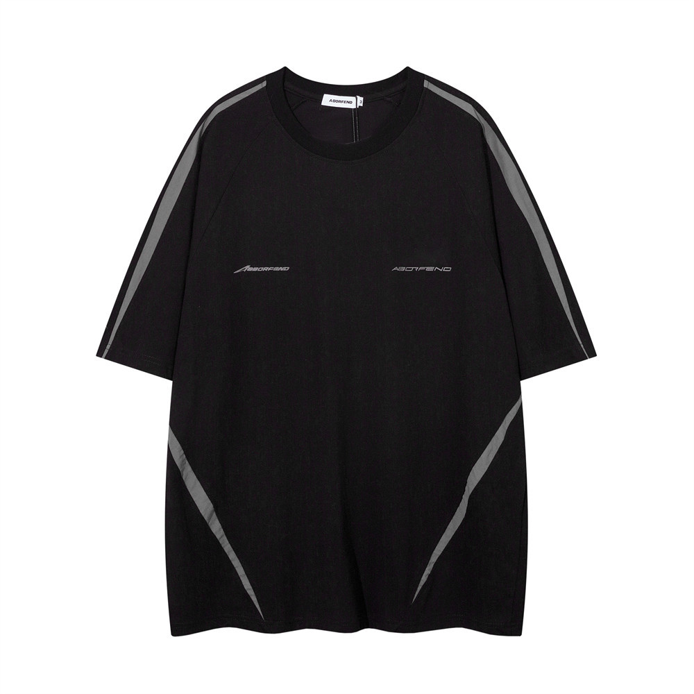 Splicing Sports T-Shirt Cotton