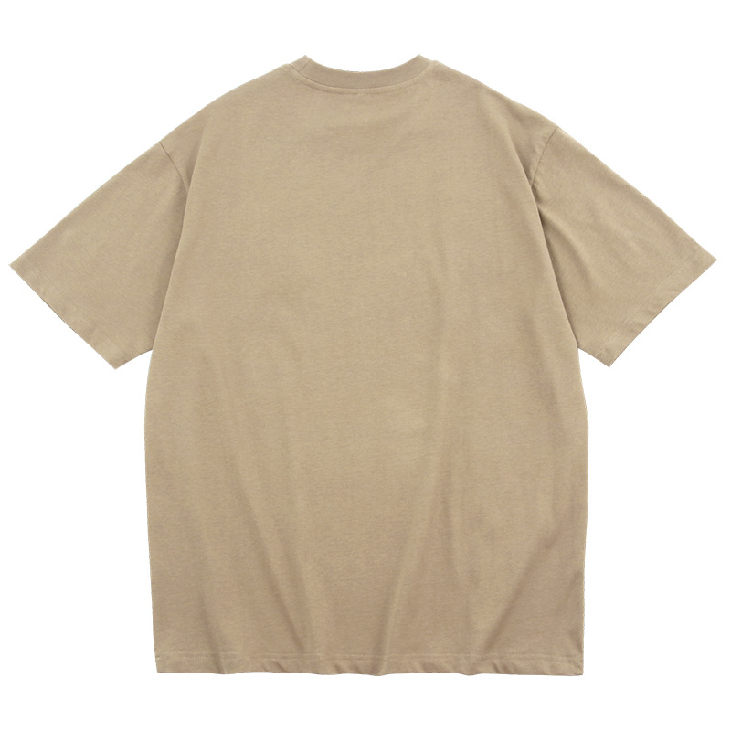 Sports Casual Letter Towel Embroidery Process Shirt
