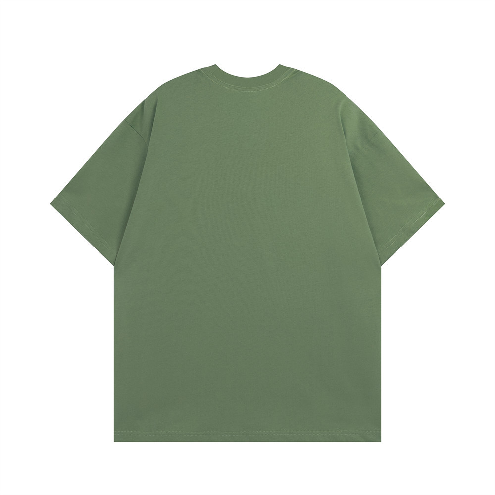 Towel Embroidered Letters Short-Sleeved T-Shirt
