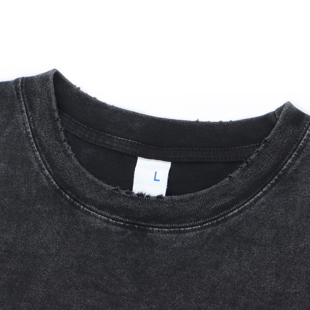 Vintage Old Washed Short-Sleeved T-Shirt