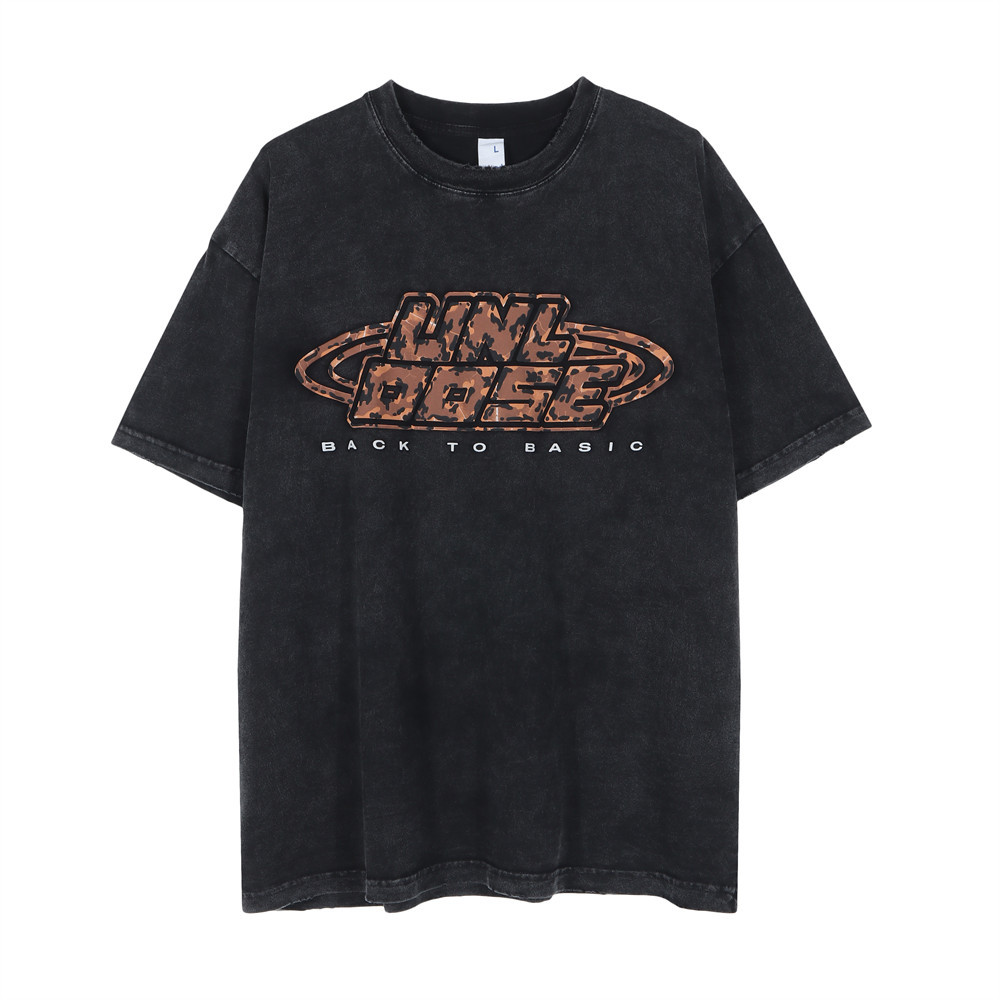 Vintage Old Washed Short-Sleeved T-Shirt