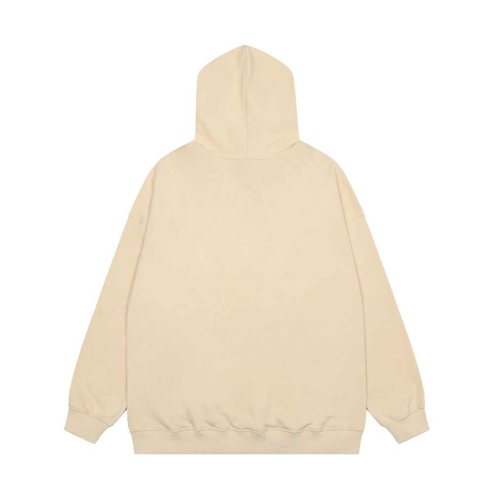 Hip-Hop Loose Houndstooth Print Hooded Sweatshirt
