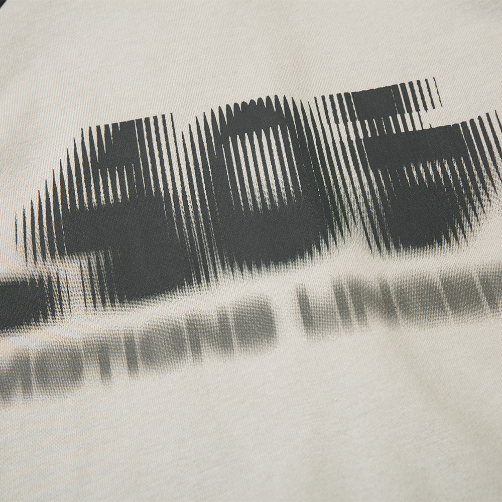 Splicing Fuzzy Letters Long-Sleeved Hooded Cardigan