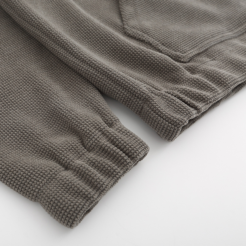 Sweatshirt-Plush Patch Embroidered Letters Hooded