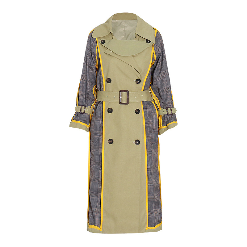 Personalized Double-Breasted Temperament Long Jacket