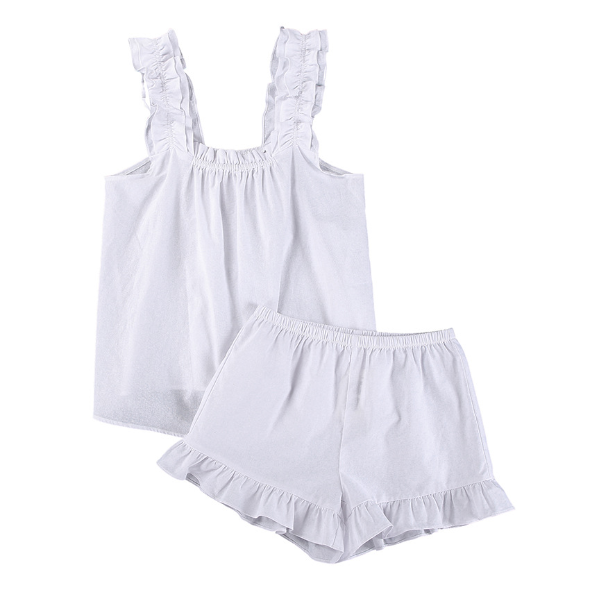 Cotton And Linen Camisole Pajamas Wooden Ear 