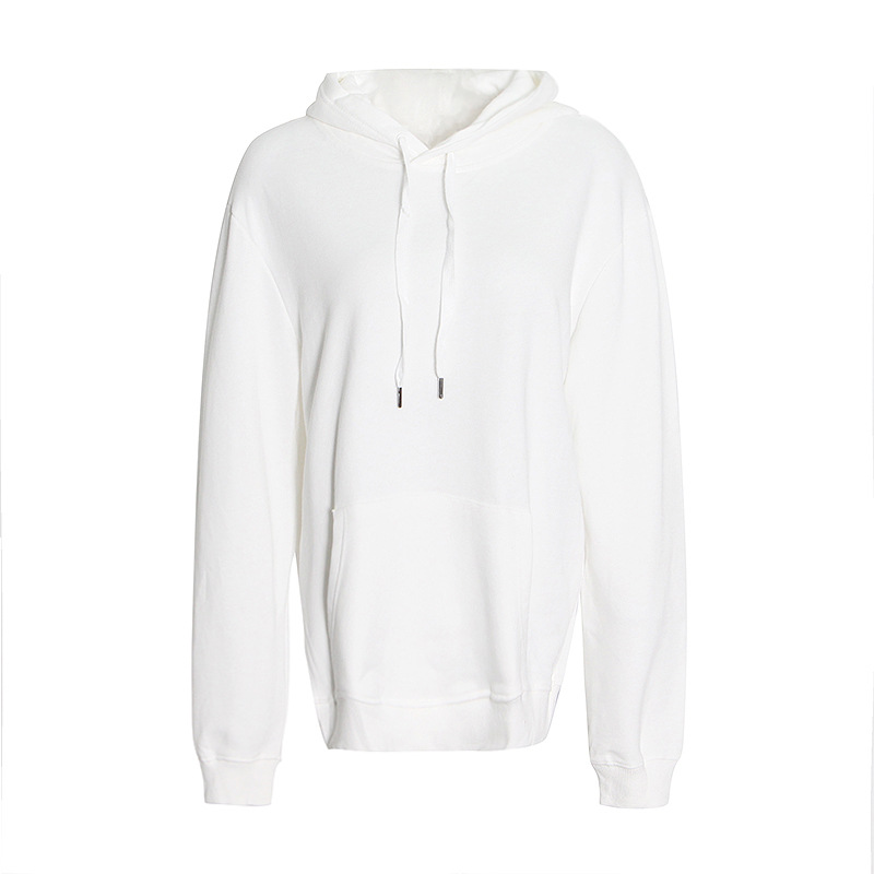 Solid Wind Fashion Short Section Hooded Sweatshirt