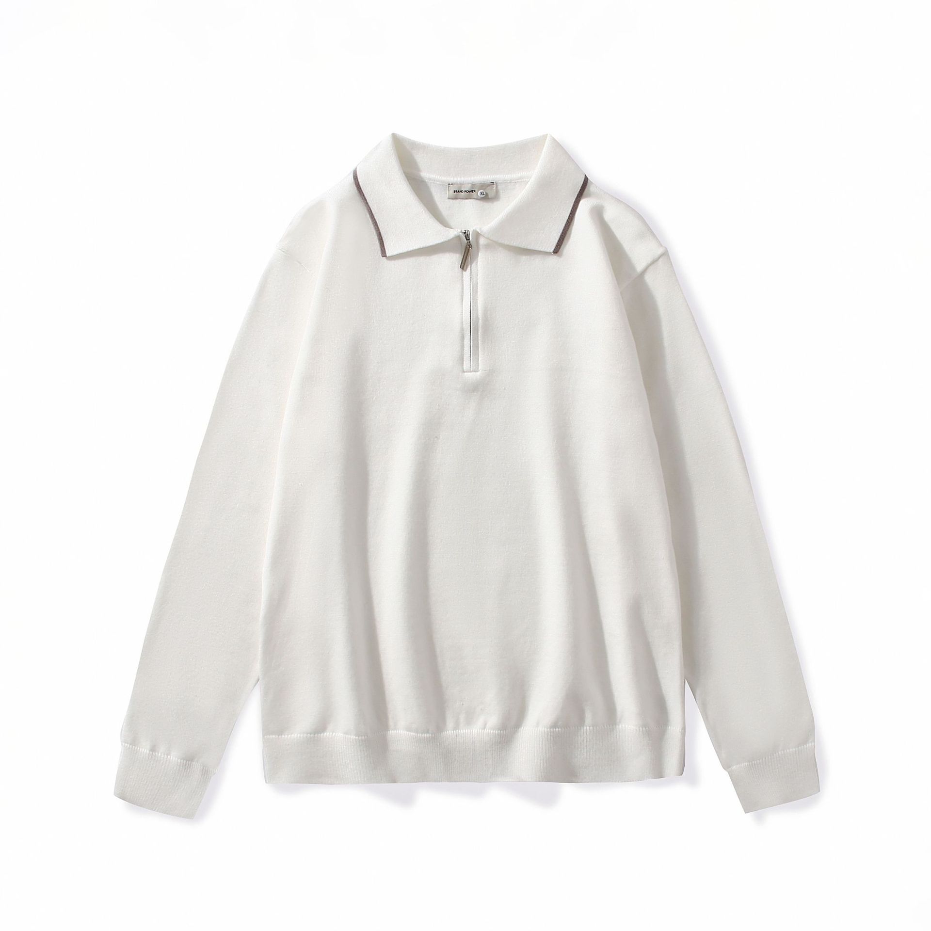 Retro Casual Knit Shirt Men