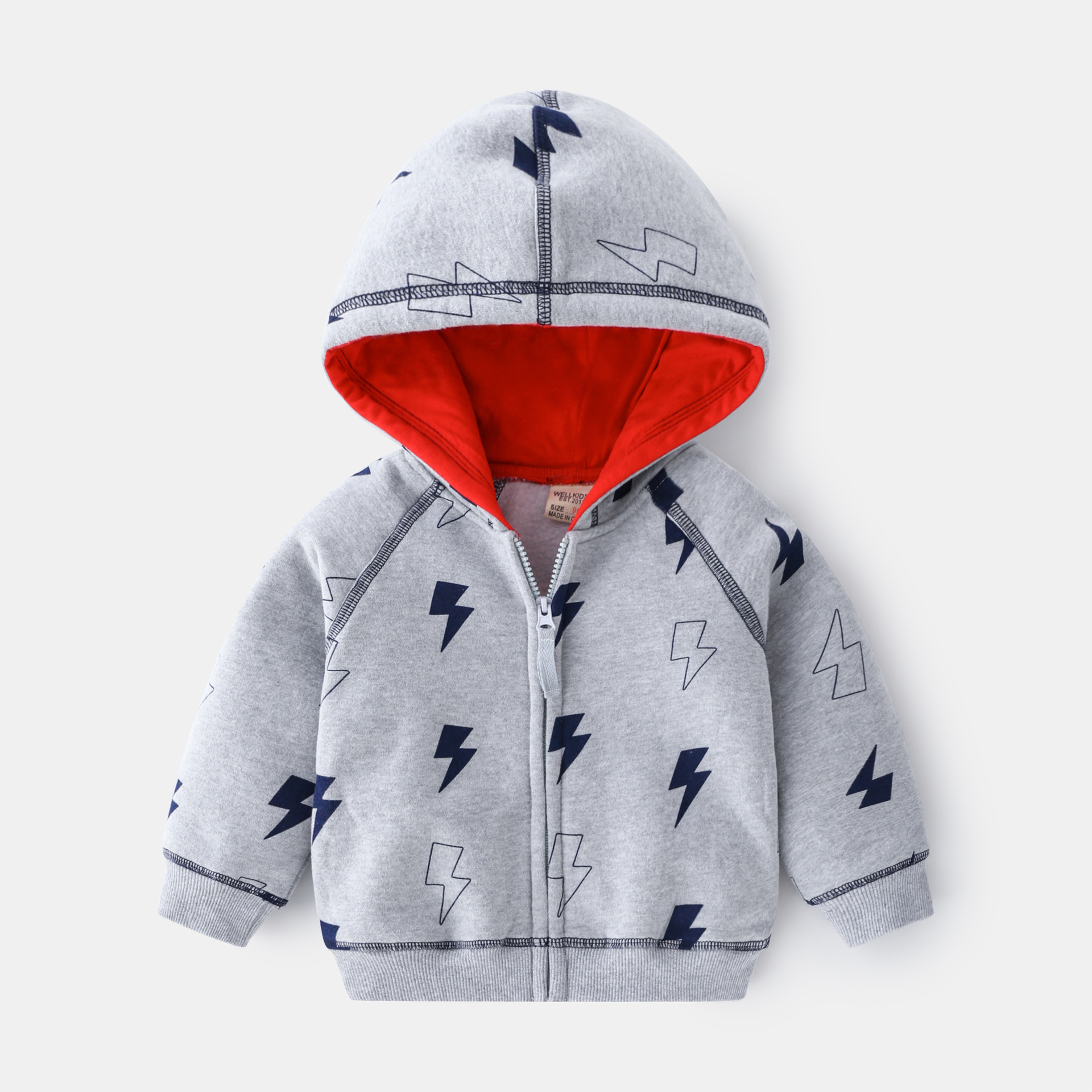 Hooded Zipper Children'S Jacket